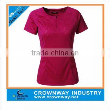High Quality Custom Dri Fit Running Shirt Plain Sport T Shirt For Women