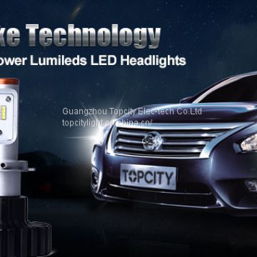 China manufacturer led car headlight H8 H9 H11 80W headlight bulb