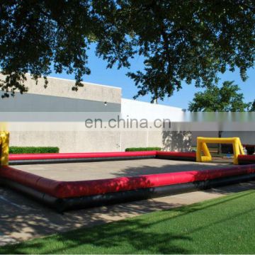 2015 new design inflatable soccer field/ soap inflatable football field