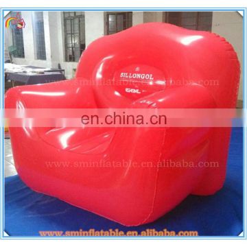 Portable inflatable pvc red air sofa ,hangout inflatable furniture for advertising /event activity