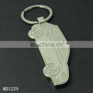 Car shape car logo token keychain trolley coin key ring