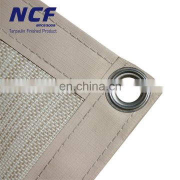 anti UV super clear transparent PVC vinyl coated polyester tarpaulins 6*6