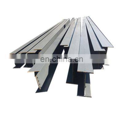 China wholesale new building construction materials l shaped steel beam for small steel frame house