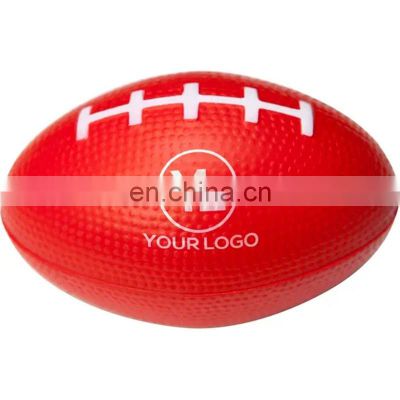 EN71 Amazon custom logo pu Football Stress Reliever with 12 awesome colors