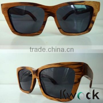 Italy Wooden Frame Sunglasses, Zebra wood sunglasses with FDA Approval