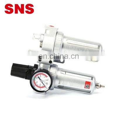 SNS SFC Series pneumatic air filter regulator lubricator F.R.L air source treatment unit