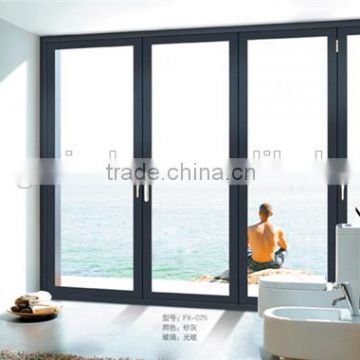 Fashion design soundproof aluminum folding interior door for balcony