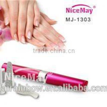 High quality small rechargeable manicure set, kids nail care electric pedicure kit