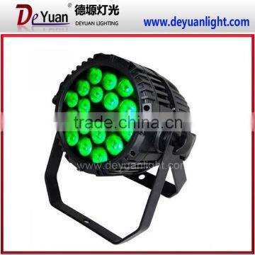 Professional lighting 18pcs 10w led outdoor lighting par can IP65 disco led light