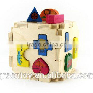 wood block toy educational toys wooden children toy