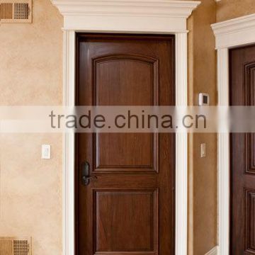 Exterior Entry Mahogany Craftsman Flat Panel Solid Stain Grade 3 Lite Wood Doors