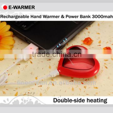 Love Style Battery Hand Warmer Power Bank 3000mAh F6002+