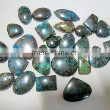 Chrysocolla with copper Gemstone Cabochons