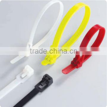 Mutiple Size Colorful New style of quick releasable plastic UL nylon66 cable ties