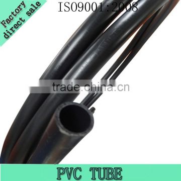 Flexible tubing PVC clear and black