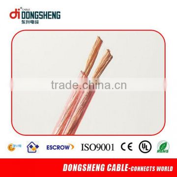 Professional export to Brazil Transparent CCA Speaker Cable