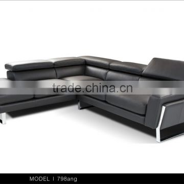 Modern sectional sofas for living room L shaped sofa with italian leather