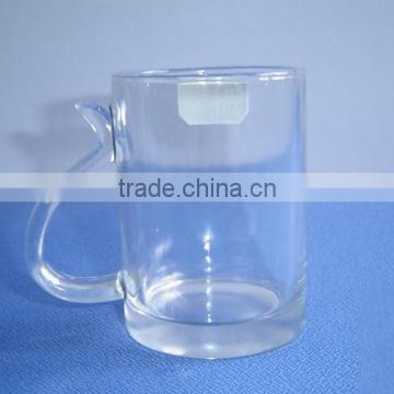 Customized Glass mug cup, Beer / coffee mug cup, Glass drinking mug, Promotional mugs, PTM2020