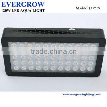 New Face Looking Dimmable 120W led aquarium light for coral reef