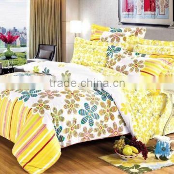 bedding sheet with flower printed