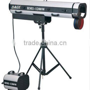 Manual HMI 1200W follow spot stage lights