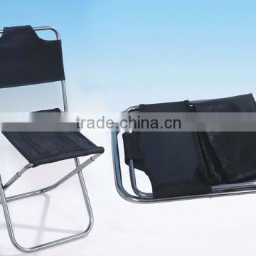 Outdoor adjustable camping chairs with backrest