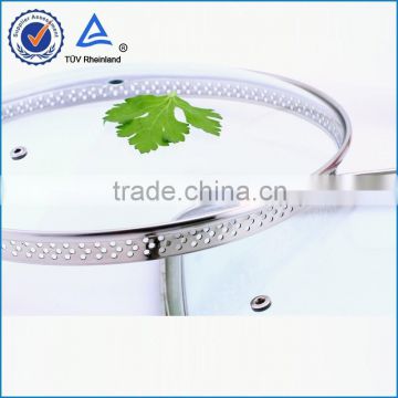 Wholesale universal glass lid with holes