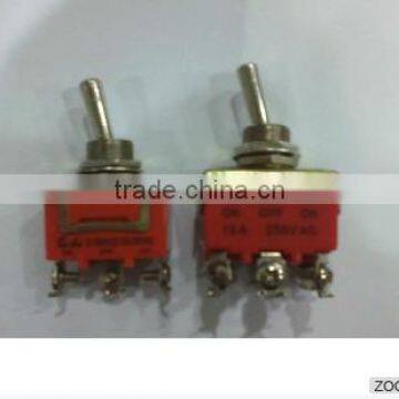 ON-OFF Toggle switch 2 ways and 3 ways 3pin 6 pins toggle switch