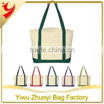 2014 Promotional Large Heavy Cotton Canvas Boat Tote Bag