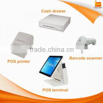 15 inch touch screen dual core 1.8GHz/i3/i5 Android POS system terminal machine for supermarket