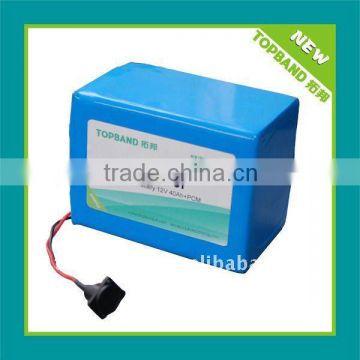 2014 Hot Selling 12V Battery for Lighting/Solar/UPS with BMS/PCM & Charger