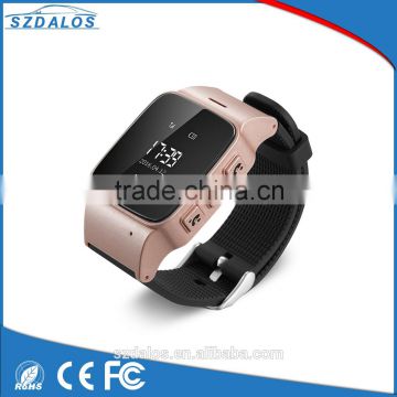 2016 New design watch gps tracker for senior citizen Smart micro gps tracking device