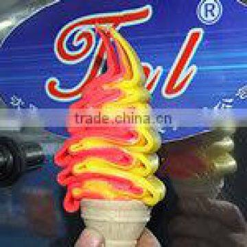 Commercial High Output High Qualiuty Three Color Rainbow Soft Serve Ice Cream Machine on sale