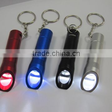 led Aluminum keychain flashlight with bottle open