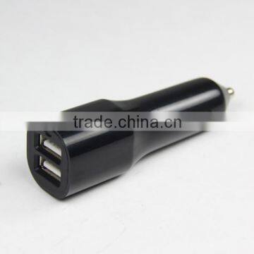 2 USB ports car charger with 5V 2.1A output for Free LOGO Printing