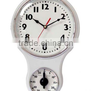 Clock with timer