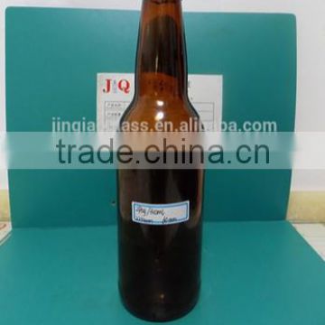 310ml high quality Amber glass beer bottle
