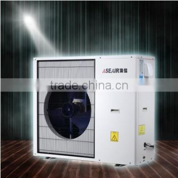 For house heating and hot water air conditioner heat pump
