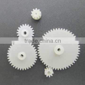 cnc lathe machining plastic gears for toys