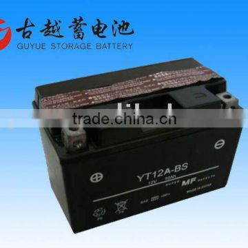 Maintenance Free MF Motorcycle Battery YT12A-BS