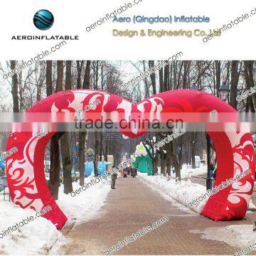 Heart inflatable arch / Advertising inflatable arch/Inflatable Arch for Advertisement