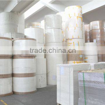 Double side pe coated paper, 170gsm-350gsm pe coated paper . high quality coated paper board ,singleside/double side