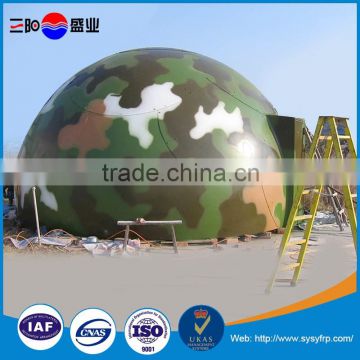 New developed fiberglass the prefab house container FRP Dome house
