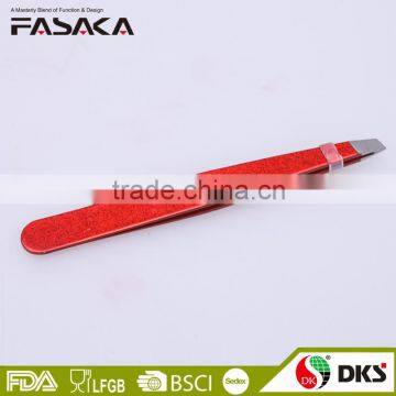 SSG228CSP -2015 New design stainless steel printing color eyebrow tweezers