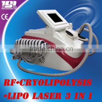 3 in1 high effective lipo laser cryolipolysis vacuum super body sculptor
