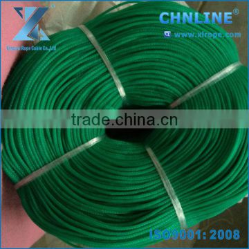 PE green colour braided rope 2.5kg per coil