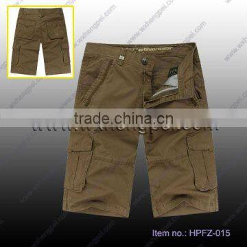 Men's Tropical Pattern Cargo Short Pants/Men's Belted Cargo Shorts Military Panties