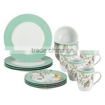 Heat Resistant Ceramic Dinnerware Set for Europe Market