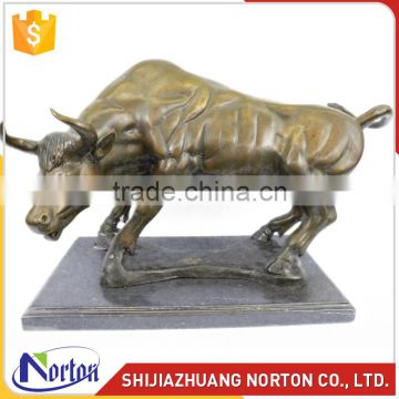 Customize life size bronze bull sculpture for sale NTBH-027LI