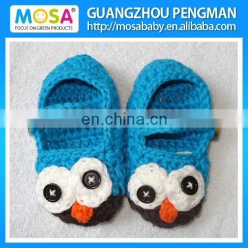 Crochet Newborn Baby Shoes Animal Owl Shoes Sock Monkey Shoes